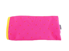 Deuter Schlamperrolle Federmäppchen Pink mit Punkte Reißverschluss Orange Schule