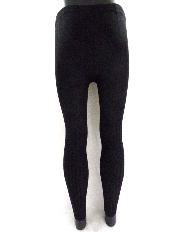 Leggings Damenleggins E & F Einheitsgröße grau oder schwarz als Variante wählbar