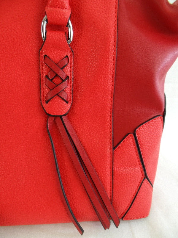 Trussardi - 75B304 75B304_ROSSO rot Schultertasche Handtasche Damentasche