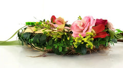 Kranz Türkranz Wandkranz Rosa Ostern Kunstblumen 20 D rund Naturkranz Eier