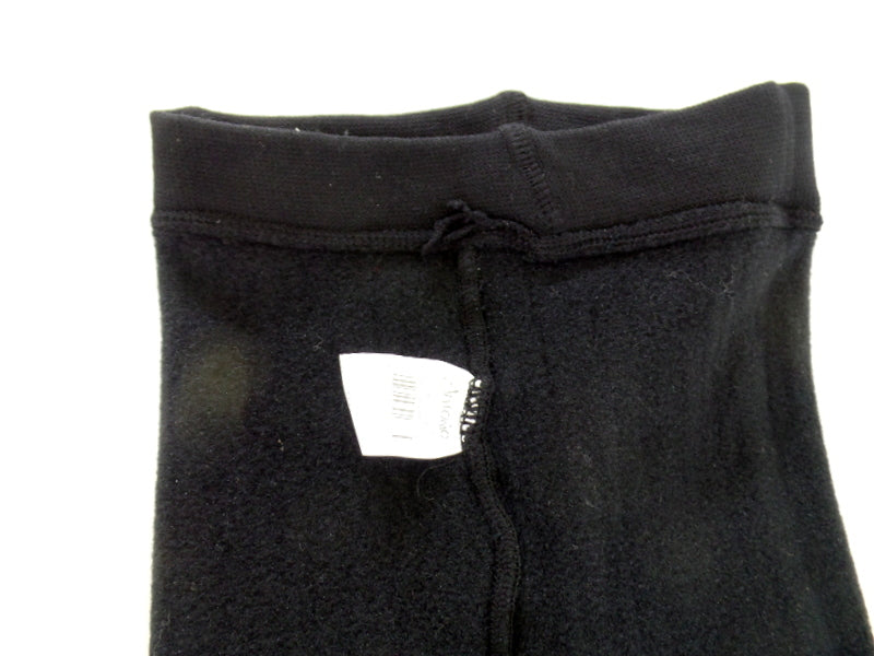 Antonio Kinder Thermo Leggings 3 Stück mit Innenfleece Schwarz blickdicht