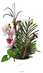 Casa-Poador Gesteck Orchidee Phalenopsis Kunstblumen Rosa künstliche  Geschenk