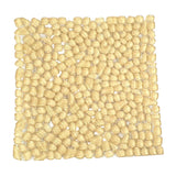 CASA - POADOR GLASMOSAIK Fliese Creme glänzend Matte Glas Mosaik Basteln  DIY