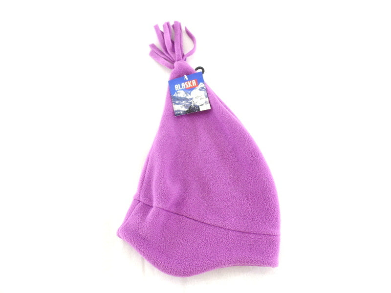 Mütze Fleecemütze Beanie mit Fransen Alaska Varianten wählbar