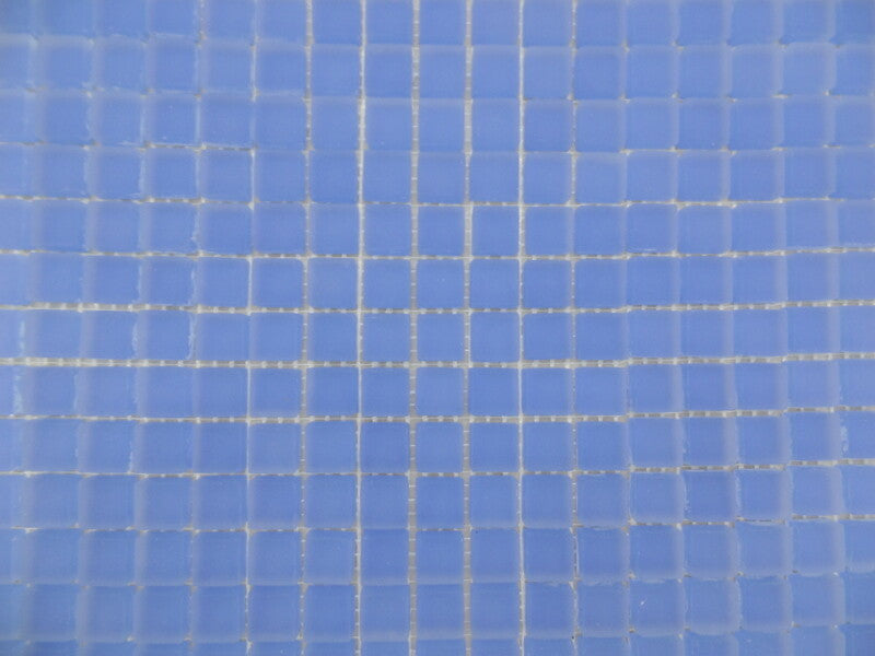 Ressalossa Glasmosaik Fliesen Antarktisblau matt Matte 30 x 30 cm 324 Steinchen