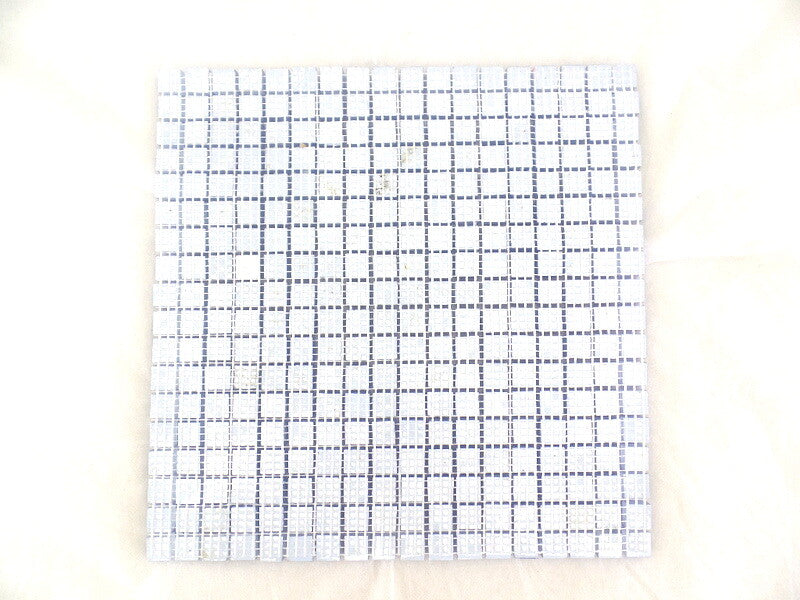 Ressalossa Glasmosaik Fliesen Antarktisblau matt Matte 30 x 30 cm 324 Steinchen