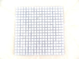Glasmosaik Fliesen Antarktisblau matt Matte 30 x 30 cm 324 Steinchen