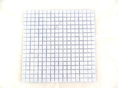 Ressalossa Glasmosaik Fliesen Antarktisblau matt Matte 30 x 30 cm 324 Steinchen