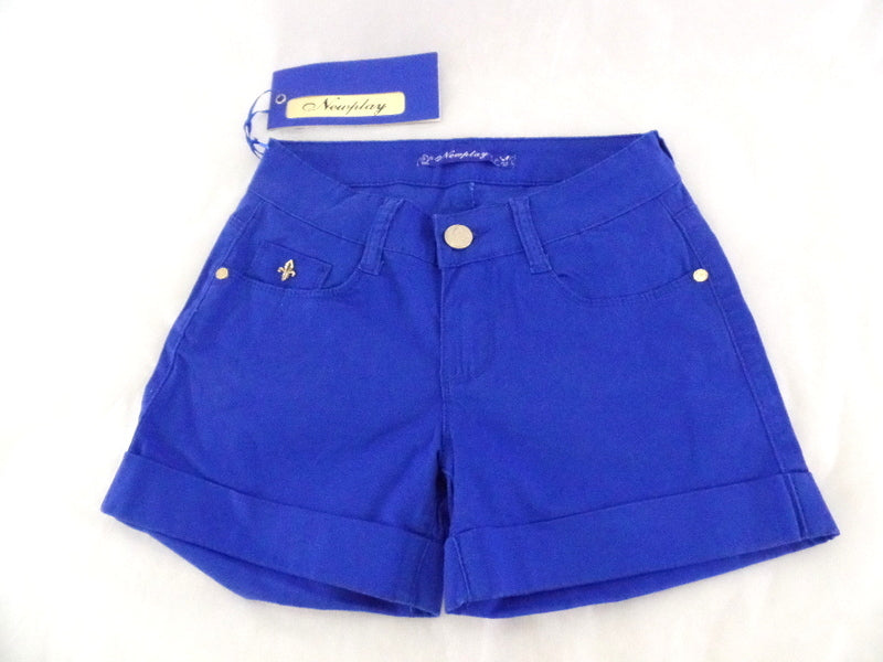 Damenshorts Hotpants Blau New Play Größen Varianten 34 - 38 wählbar Hot Sommer