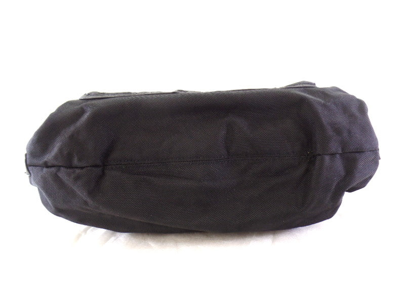 Geoss Tasche Schwarz Schultertasche Reißverschluss Damentasche