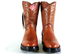 Stiefel EU 40 Braun Arbeitsschuh Western 40 Rudel Herren