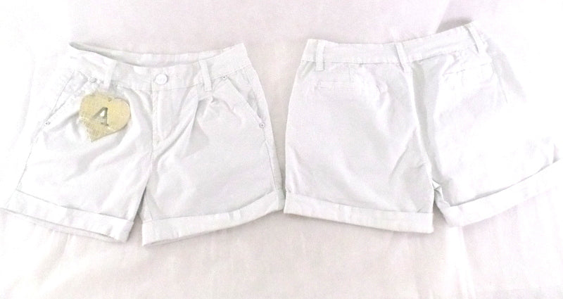 Damenshorts Hotpants AD` ORO Jeans Weiß in Größenvarianten 34 / 38 wählbar