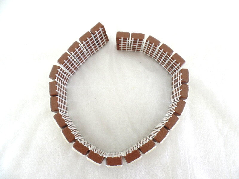 Casa-Poador Mosaiksteine Bordüre Creme Borde 30 cm Lang 48 Steine