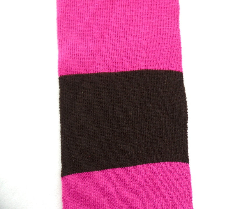 2 er Set Schal & Mütze Pink Lila Pink Braun gestreift Varianten