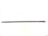 Gürtel dunkel Braun 100 cm Lang 2 cm Breit Dornschließe runde matte Nieten