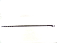 Gürtel dunkel Braun 100 cm Lang 2 cm Breit Dornschließe runde matte Nieten