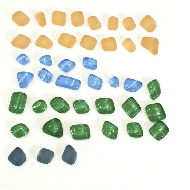 Mosaiksteine 500 g Mix Bunt Basteln Mosaik Glassteine Murmeln