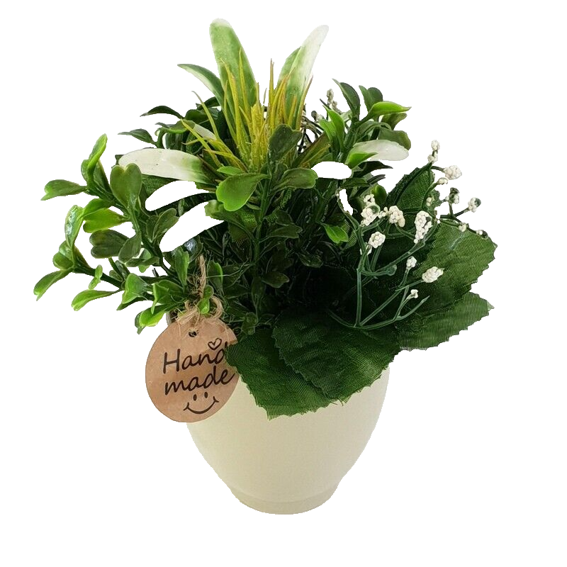 Künstliche Gestecke Set 4 Stück Kunstblume Pflanzen Blume Deko 15 cm H Geschenk