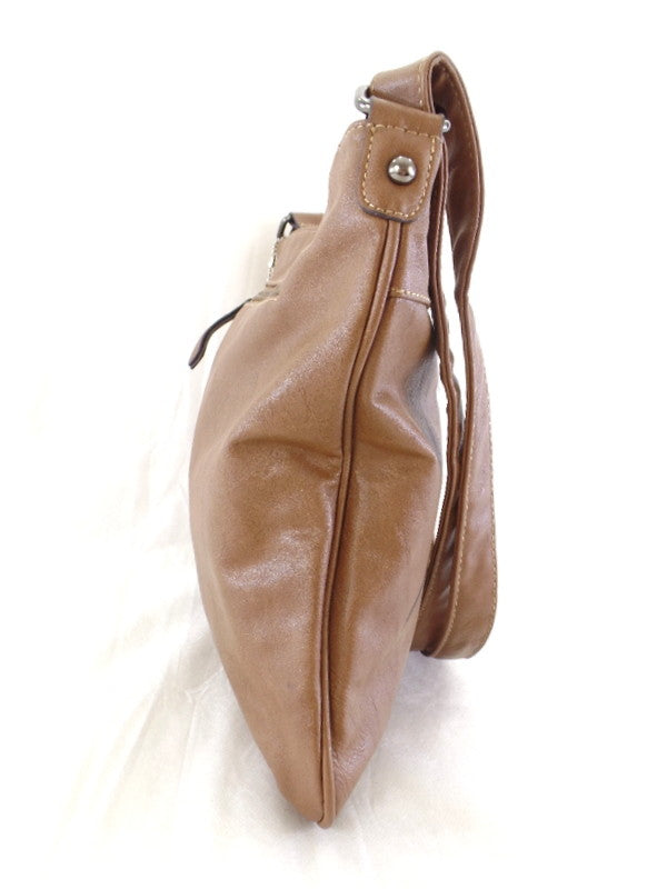 Mahel Schultertasche Braun Turnschuhmotiv Sneaker Umhängetasche Tasche