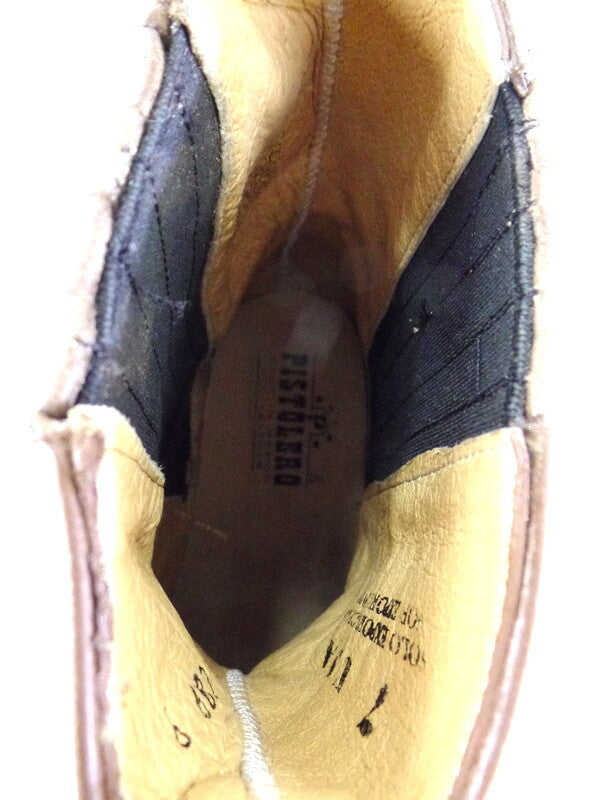 Westernstiefel 38 Braun Short Natural Braun Applikationen Leder spitz Pistolero