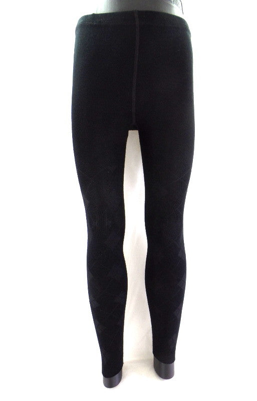 Leggings Damenleggins E & F Einheitsgröße 3 Farbvarianten wählbar Rautenmuster