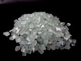 Mosaik 650 g tranzparent matt unregelmäßig Crush Glas Milchglas 630 Steine Glas