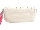 AXEL DAVID TASCHE Creme Beige Schultertasche Magnetverschluss Henkel