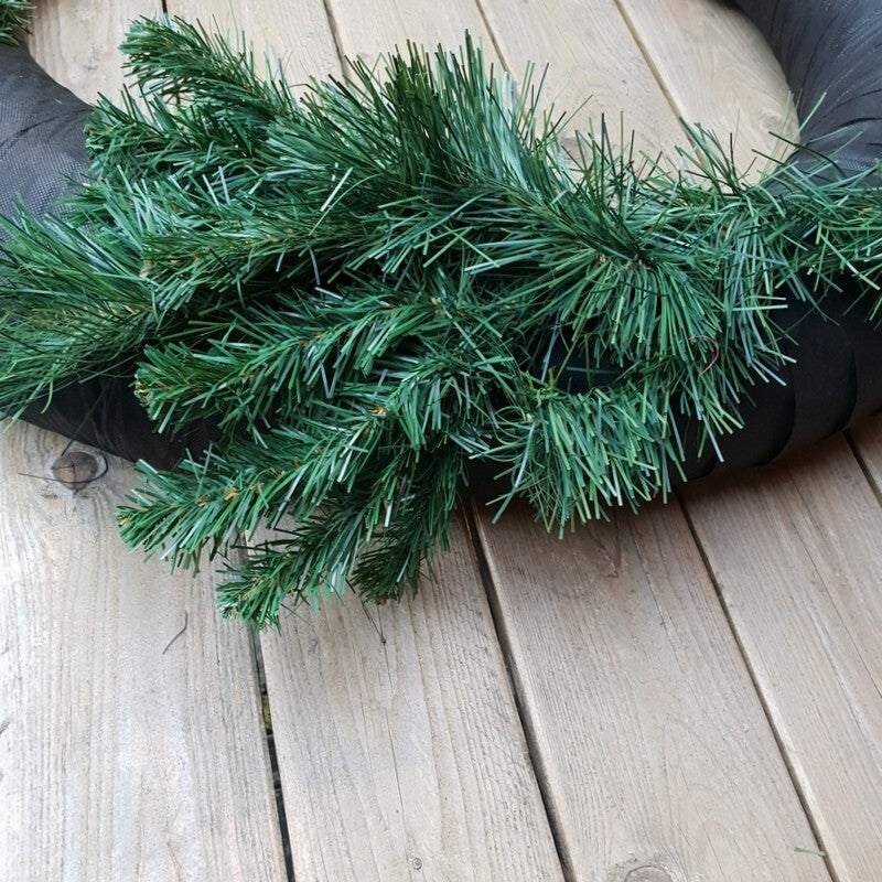 STROHKRANZ Ø 100 cm Strohring Strohrömer Rohling mit Vlies Adventskranz Deko