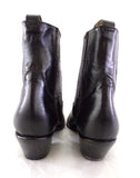 Westernstiefel 37 Schwarz Short Natural Negro Applikationen Leder spitz Riporto