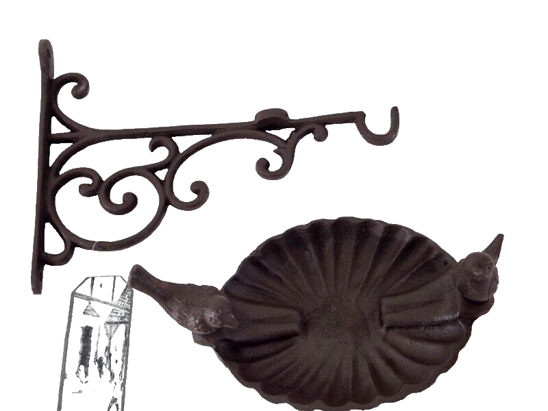 Vogeltränke Haken Futterschale Guss Vogelbad Gartendeko Vogelbad Geschenk