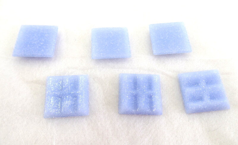 Glasmosaiksteine 650 g Kristallblau 20 x 20 x 4 mm 220 Steine Basteln Mosaik