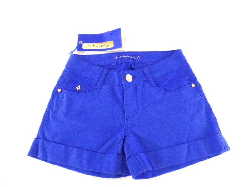 Damenshorts Hotpants Blau New Play Größen Varianten 34 - 38 wählbar Hot Sommer