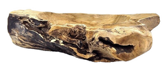 Teak Holz Schale Massivholz XXL 60 cm Dekoschale rund Massiv rustikal Natur Dijk