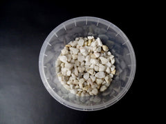 Steine Granulat Dekogranulat 1 x 400 g Weiß Creme 8 - 10 mm Körnung Tischdeko
