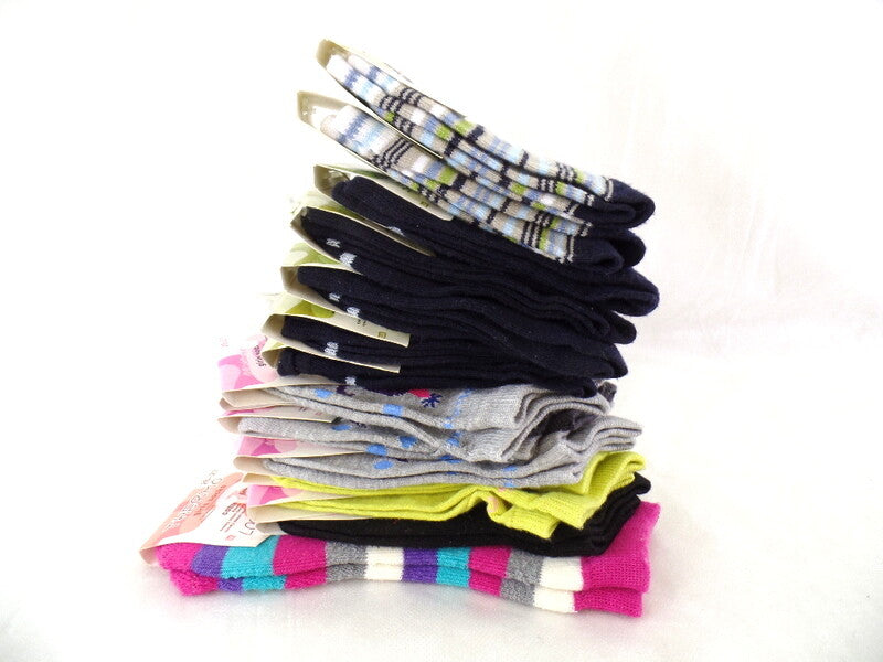 Kinder Sneaker 15 Paar Socken 26 - 27 Füßlinge kurz Mädchen / Jungen bunt