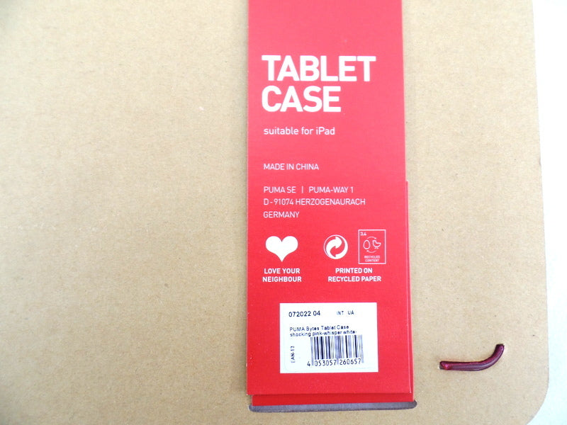 Schutzhülle Puma Tablet Case Pink für i Pad Backcover Case