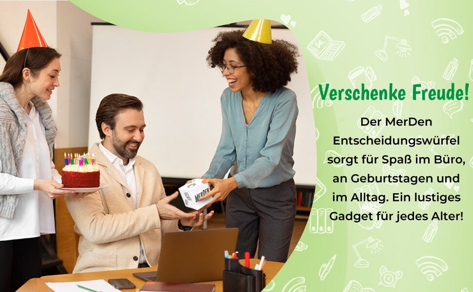 Anti Stress Würfel - Stresswürfel 6 Lustigen Sprüchen Zum Stressabbau Geschenk