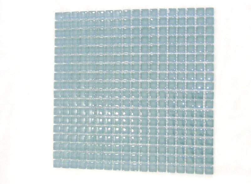 Ressalossa Glasmosaik Fliesen Grau glänzend Matte 30 x 30 cm 324 Steinchen