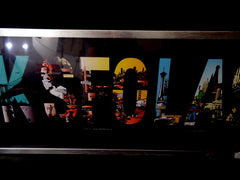 Michael Tarin Wandbild JFK SFO LAS Rahmenbild Kunstd. ca.98 x 36 x 2 cm
