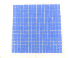 Ressalossa Glasmosaik Fliesen Antarktisblau matt Matte 30 x 30 cm 324 Steinchen