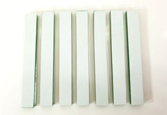 Glasmosaiksteine Mosaikstäbchen Moosgrün 7 Stück grün glatt Glasstäbchen Bordüre