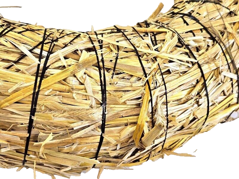 Strohkranz- Ø60cm Strohringe Strohrömer Rohling Kranz Natur Adventskranz Deko