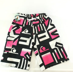 Badehose Badeshorts XL Beach Wear E & F Shorts Schwarz Weiß Rosa Short
