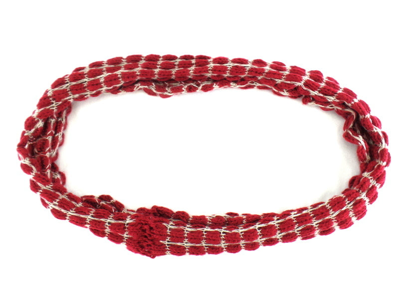 Schal Loop Wickelschal in 3 Farbvarianten Rot, Lila, Grün wählbar