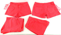 Damenshorts Hotpants Jeans hellrot Miss One Größenvarianten 34 - 42 wählbar