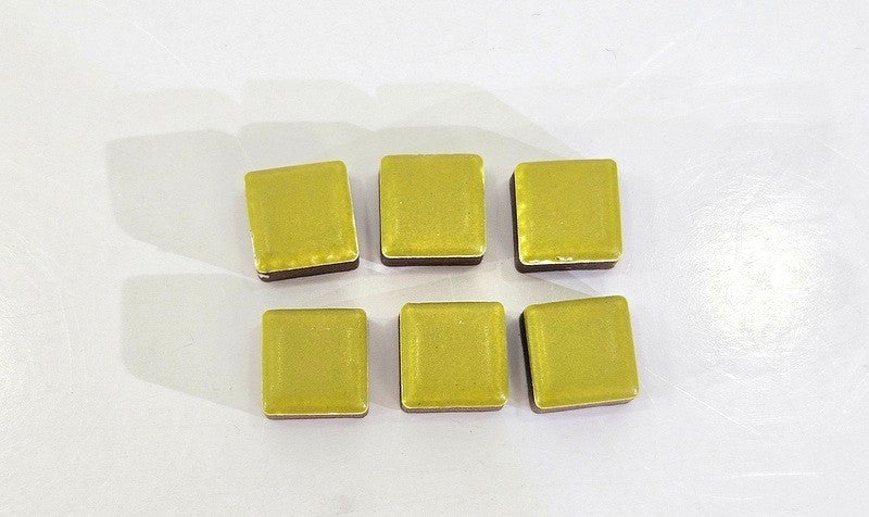 Casa-Poador Mosaiksteine Lime gelb grün matt mini Tüte ca100 Steine Basten DIY