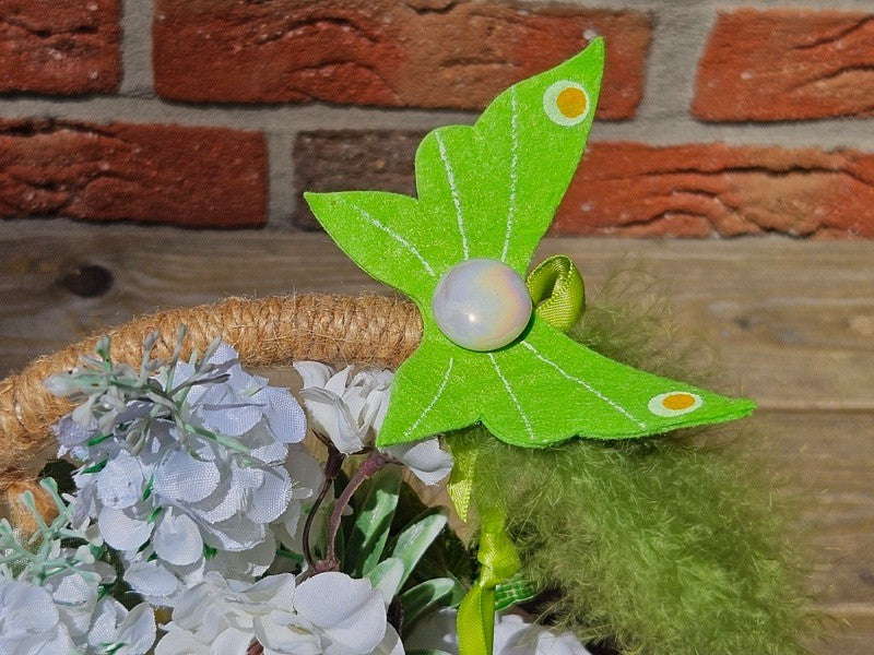 Casa-Poador Gesteck im Korb Anemone Osterglocken Kunstblumen Frühling Deko