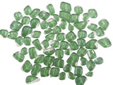 GLASMOSAIK GRÜN GLAS  500 g  8 - 20 mm  Polygonal transparent unregelmäßig lose Steine