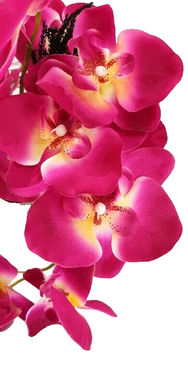 Casa-Poador Gesteck Orchidee Phalenopsis Kunstblumen Glas künstlich Geschenk
