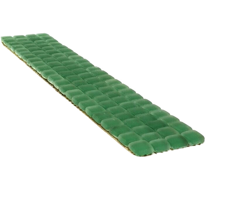 Glasmosaik grün matt Borde 1 Streifen unregelmäßig Glas Mosaik Diy Basteln Deko